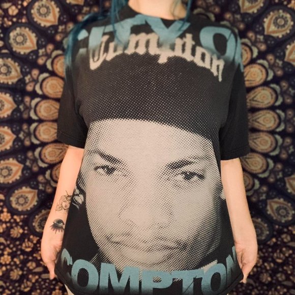 Rare Y2K Eazy E Ruthless Records Boyz N The Hood T-Shirt - Picture 1 of 3